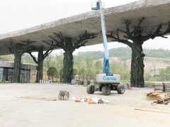 南京金牛湖野生動(dòng)物園大門造景工程